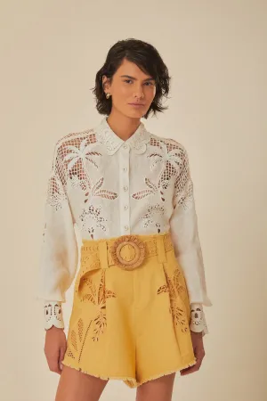 Banana Tree Euroflax™ Premium Linen Belted Shorts