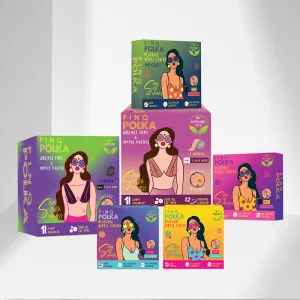 Breast Lift Tape & Nipple Pasties X Reusable Nipple Cover