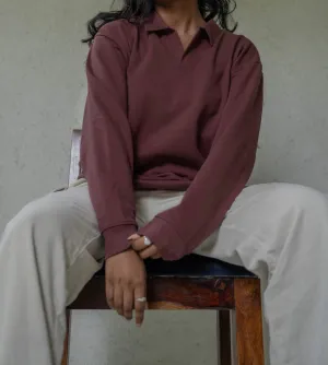 Collar Sweatshirt