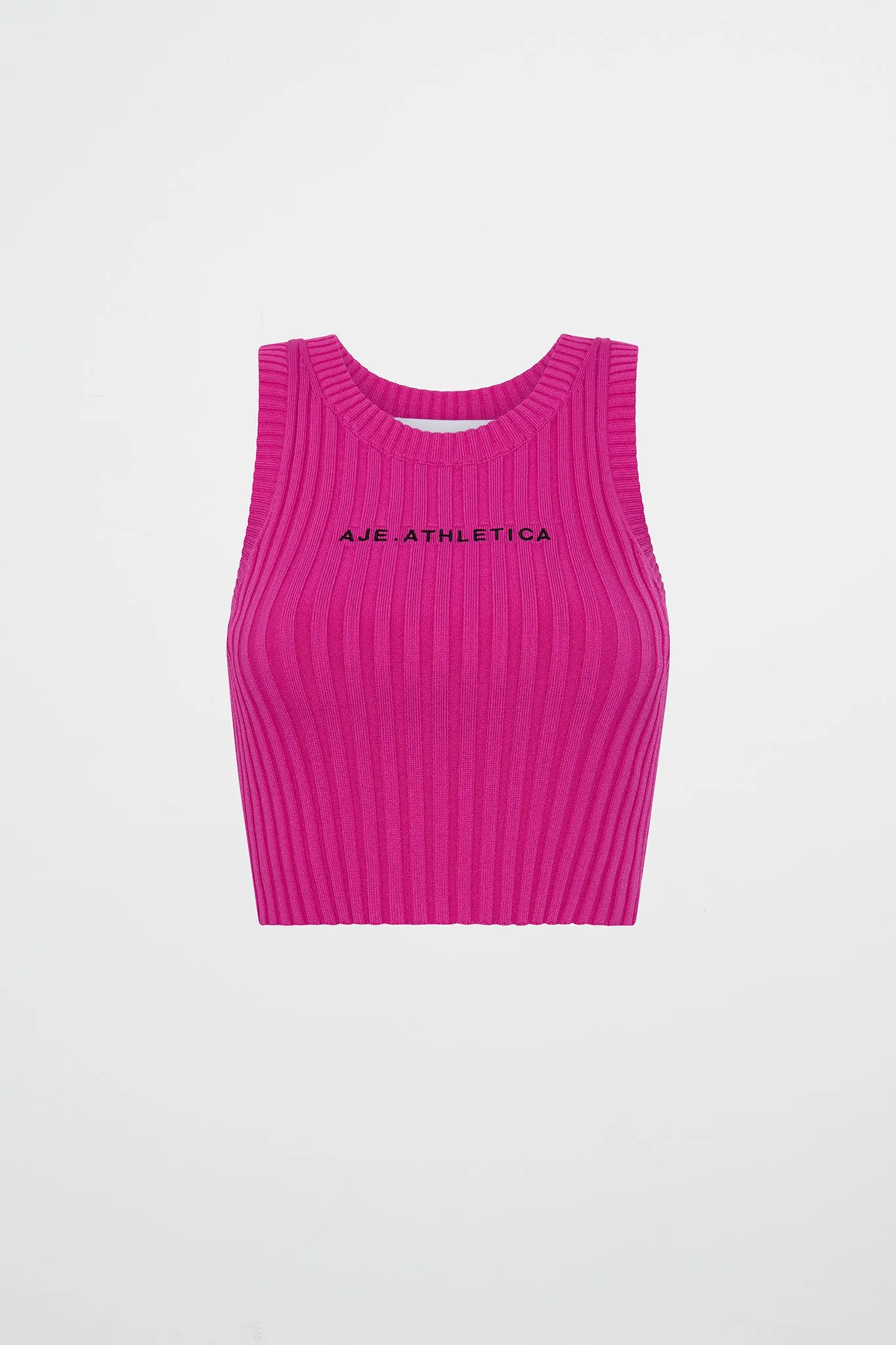 Cropped Knitted Logo Tank 135