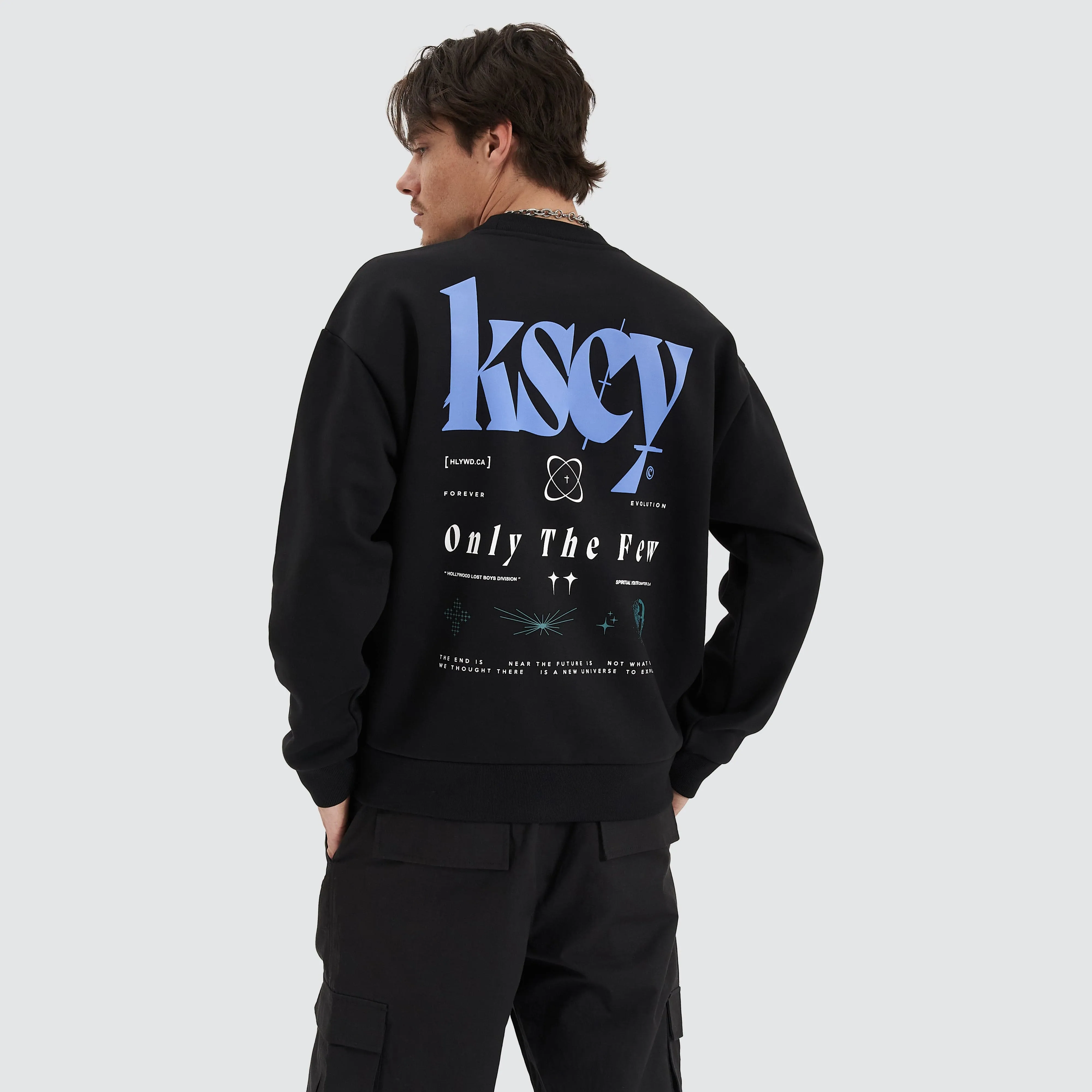 Evolved Heavy Relaxed Jumper Jet Black