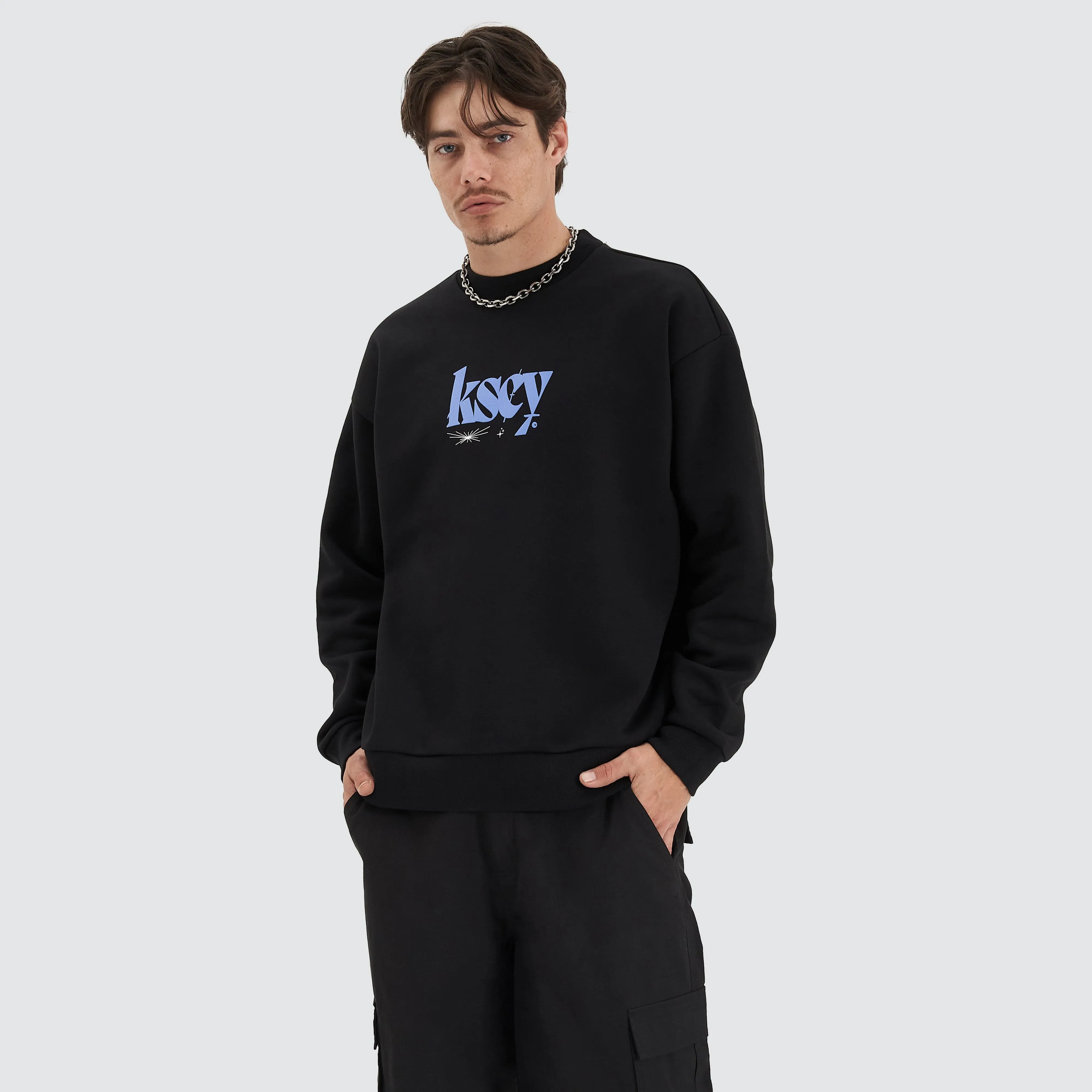 Evolved Heavy Relaxed Jumper Jet Black