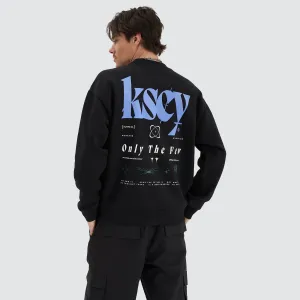 Evolved Heavy Relaxed Jumper Jet Black