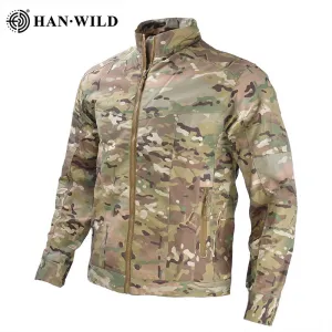 Fashion Military Jacket Men Tactical Waterproof Army Camouflage Hunting Clothes Airsoft