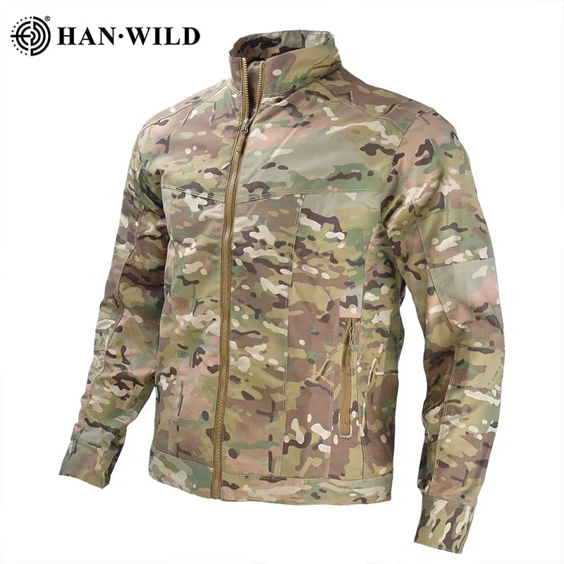 Fashion Military Jacket Men Tactical Waterproof Army Camouflage Hunting Clothes Airsoft