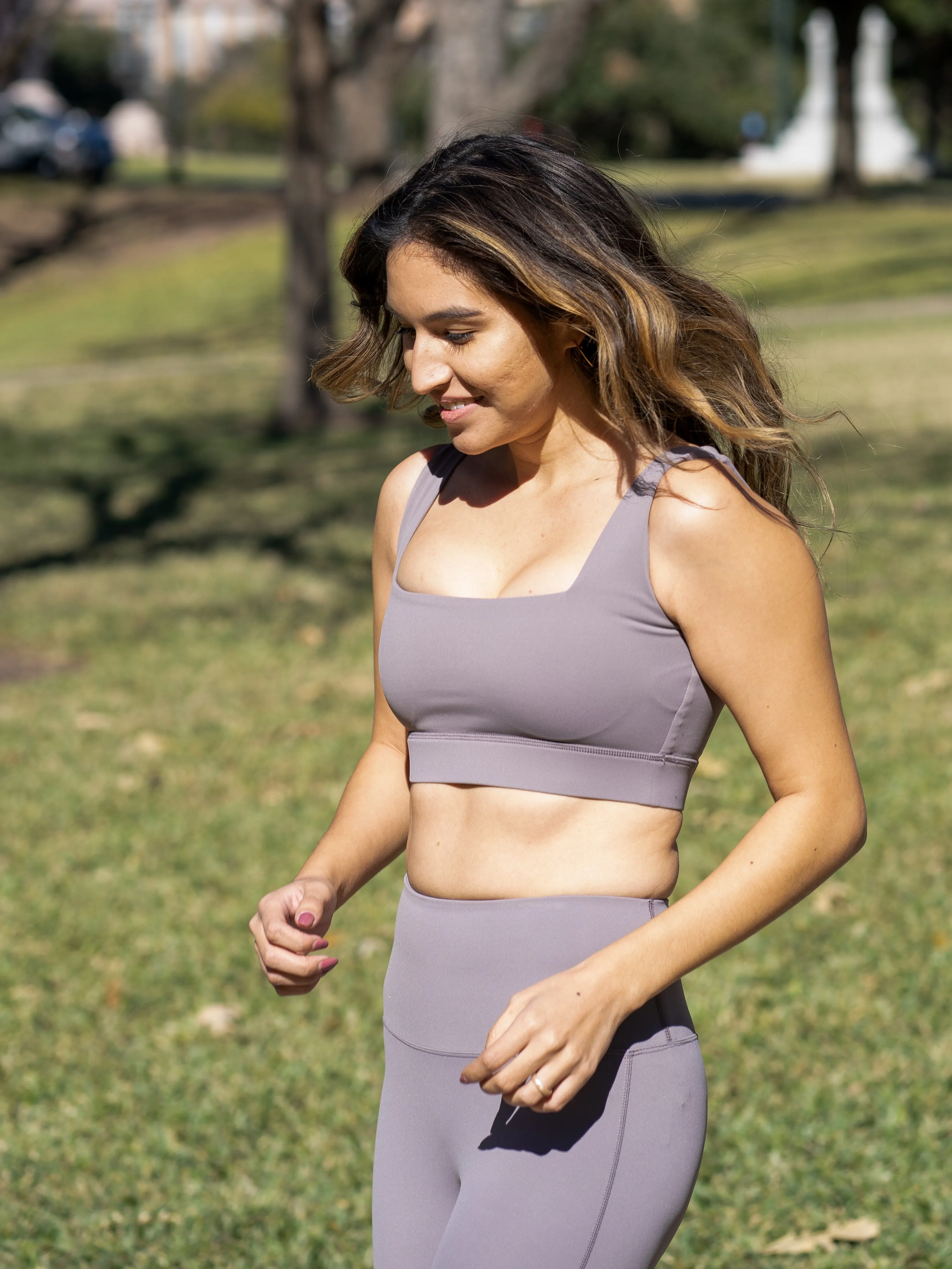 Georgia Bra Top - Light Gray