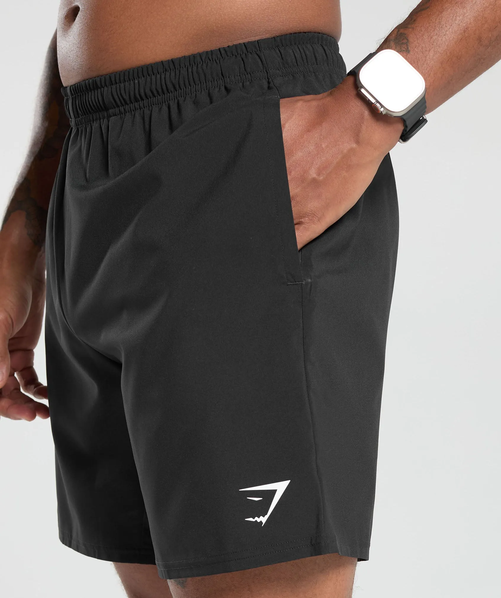 Gymshark Arrival 7" Shorts - Black