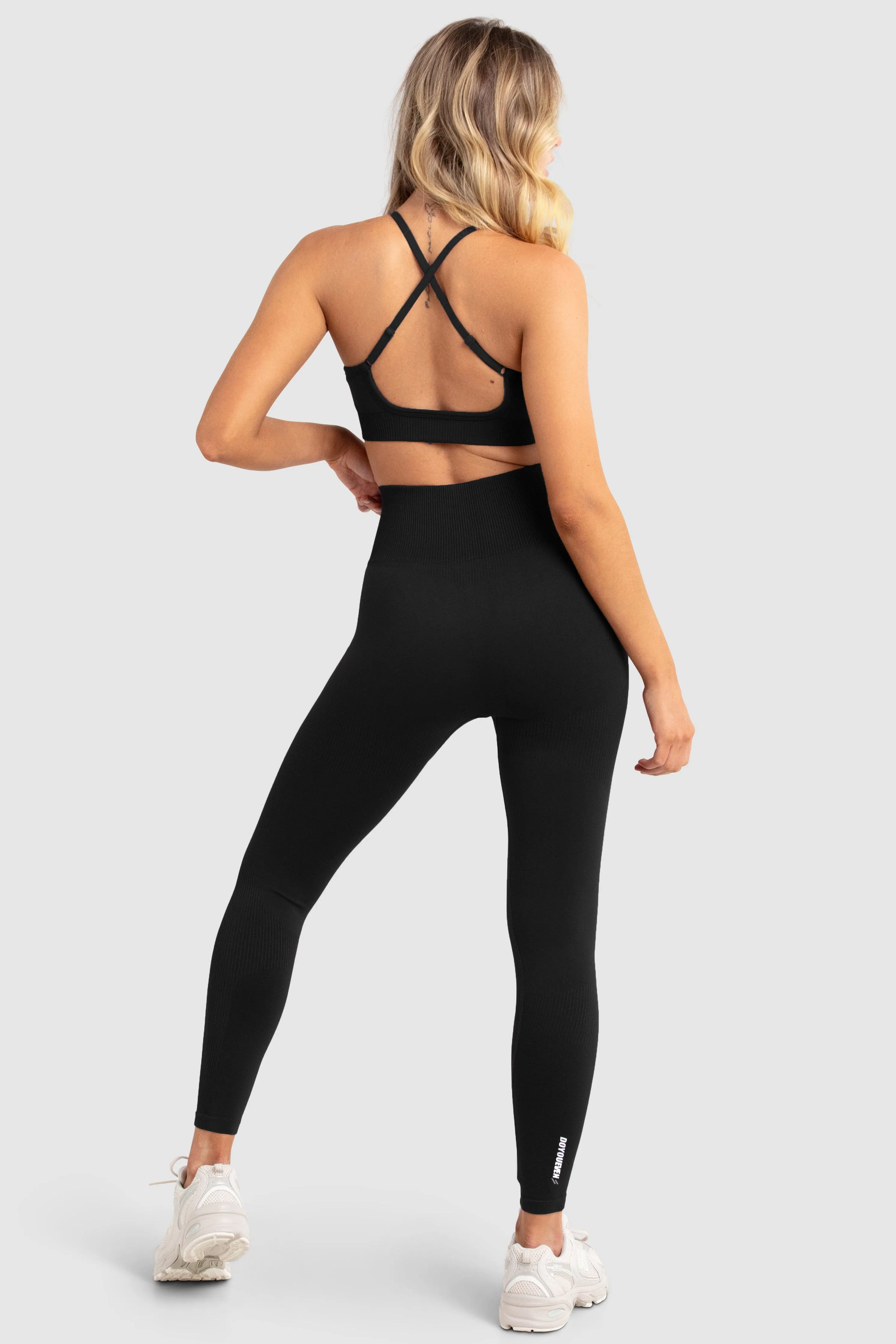 Impact Seamless Leggings - Jet Black