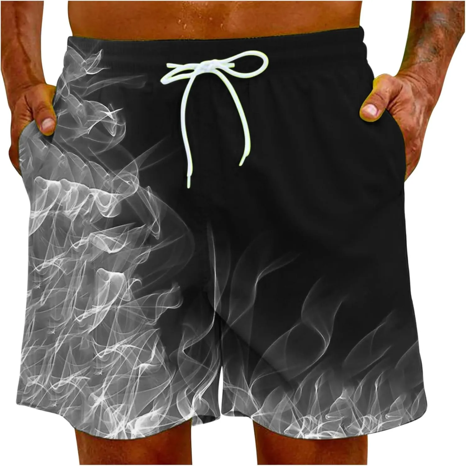 Lastesso Mens Shorts Athletic Running Shorts Lightweight 7 Inch Gym Workout Board Shorts with Pockets Comfort Swim Trunks