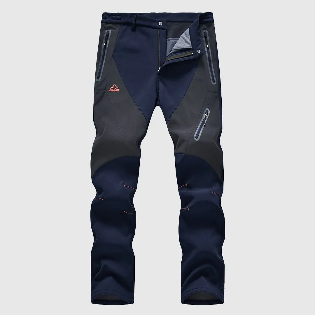 Men's Insulated Water Resistant Warm Fleece Lined Ski Pants