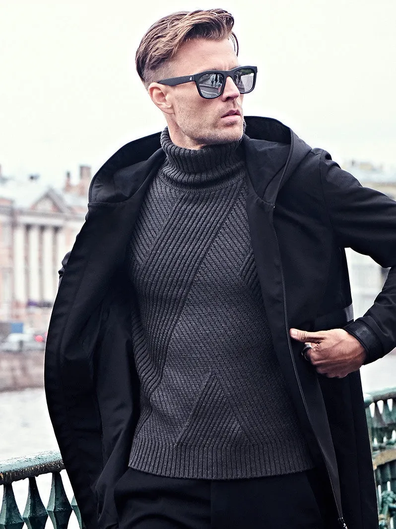Men's Jacket Mid-length Casual Men's Windbreaker
