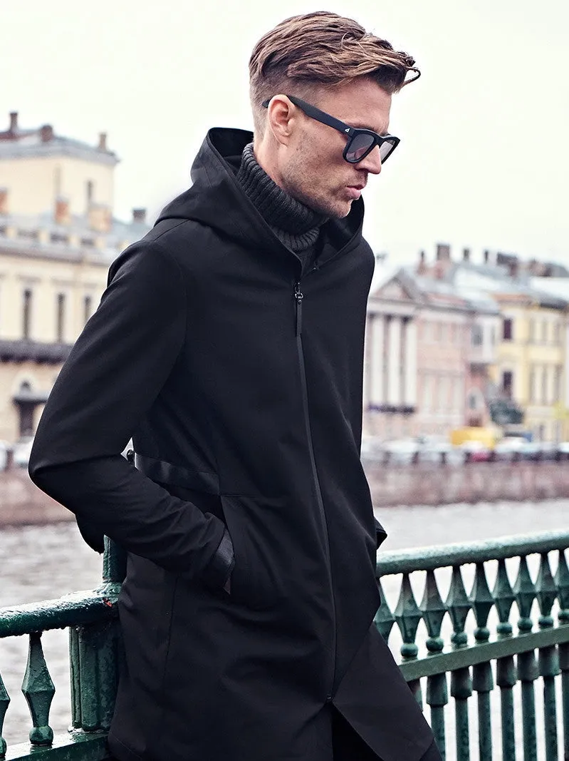 Men's Jacket Mid-length Casual Men's Windbreaker
