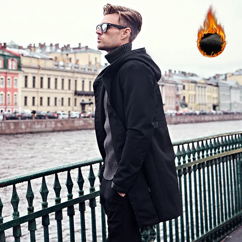 Men's Jacket Mid-length Casual Men's Windbreaker