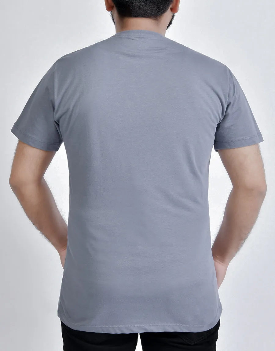 Men's Single Jersey  WHATEVER Printed T.Shirt - Dark Blue