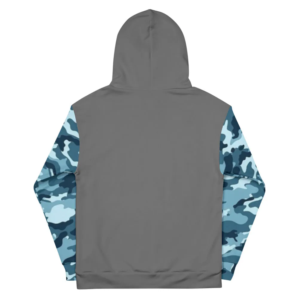 'Navy Camo' unisex hoodie