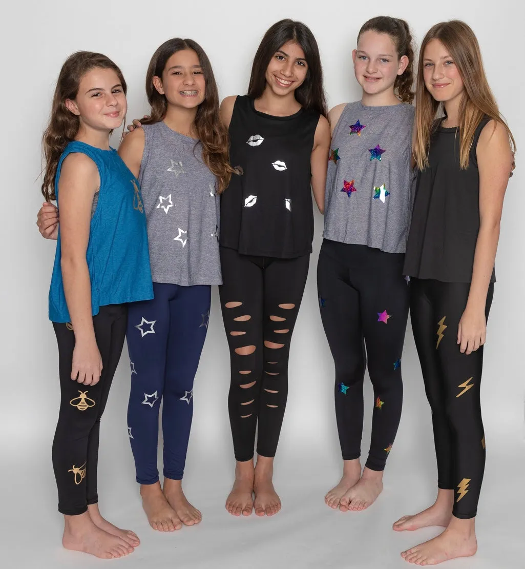 Open Stars Silver Tank