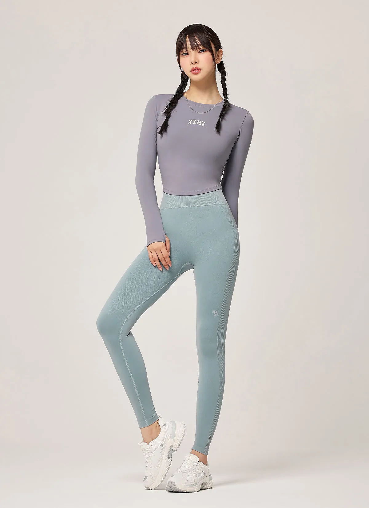 Seamless Denim-Like Leggings