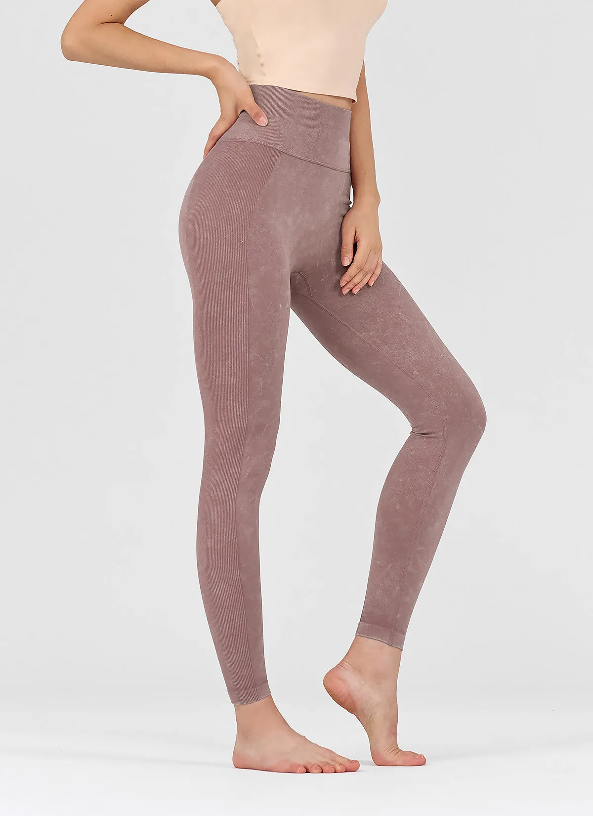 Seamless Denim-Like Leggings