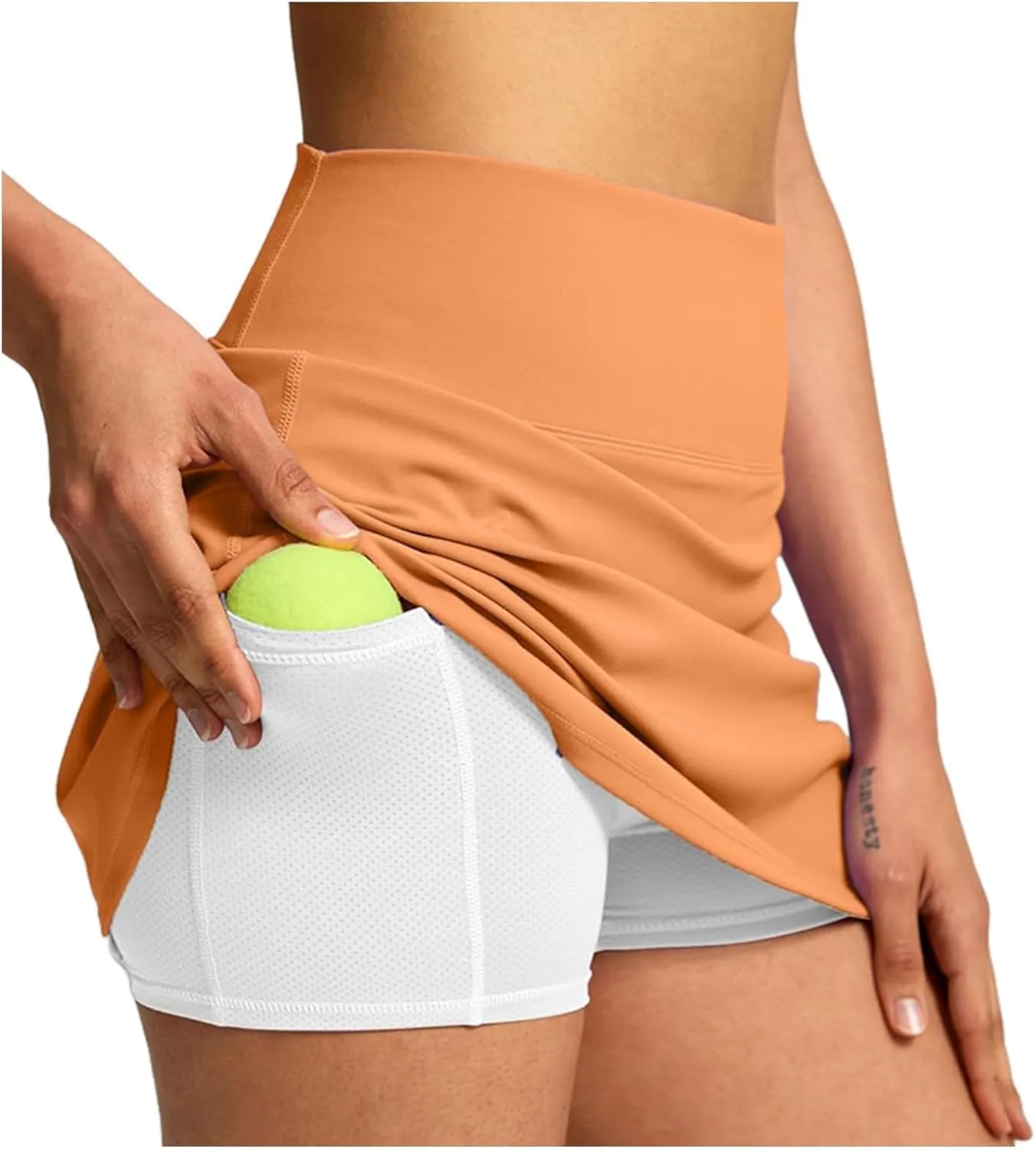 Tennis Skirts for Women with Shorts High Waisted Athletic Golf Skorts with Pockets Summer Flowy Lightweight Outfits