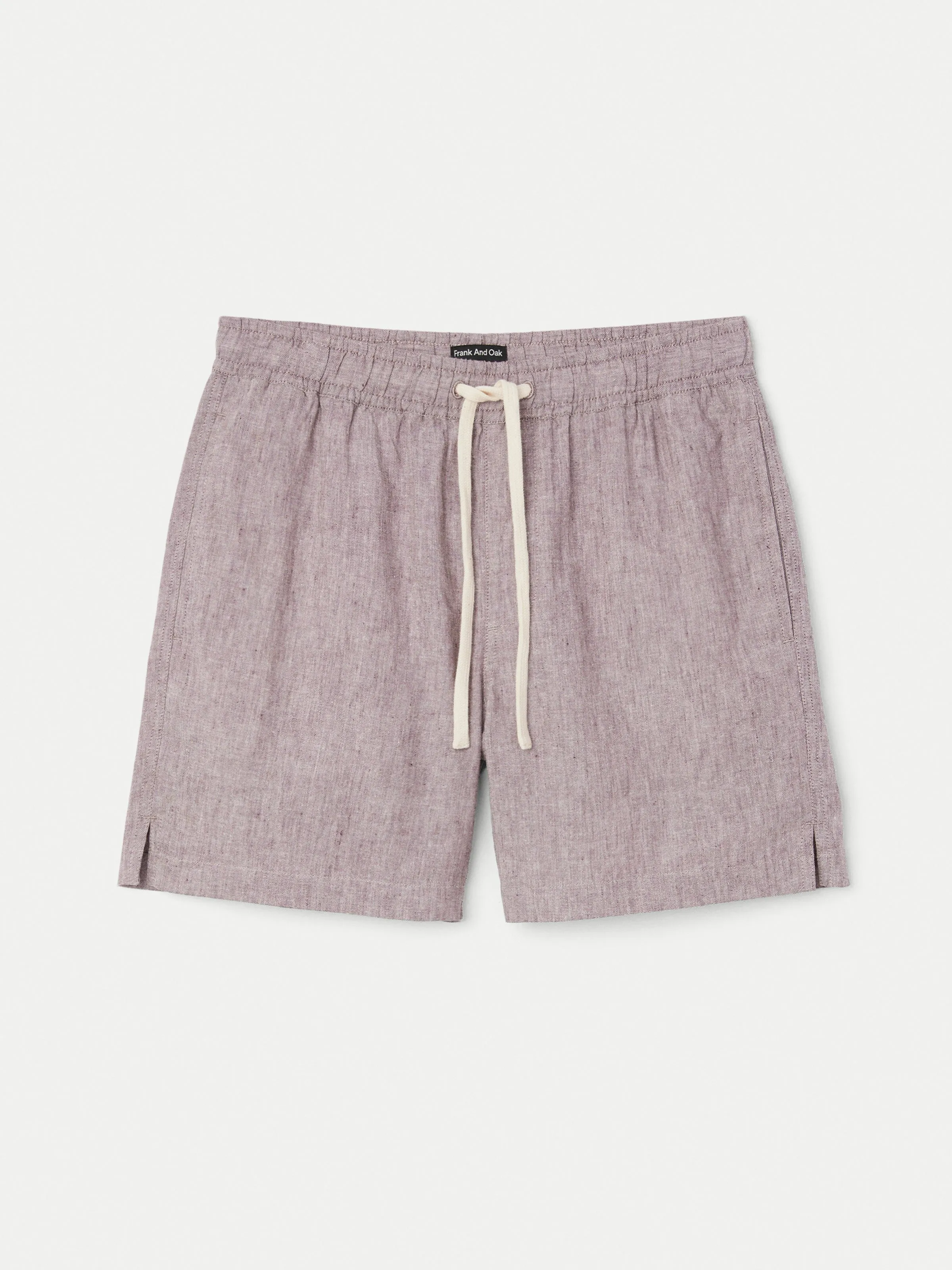 The Owen Linen Short in Twilight Mauve