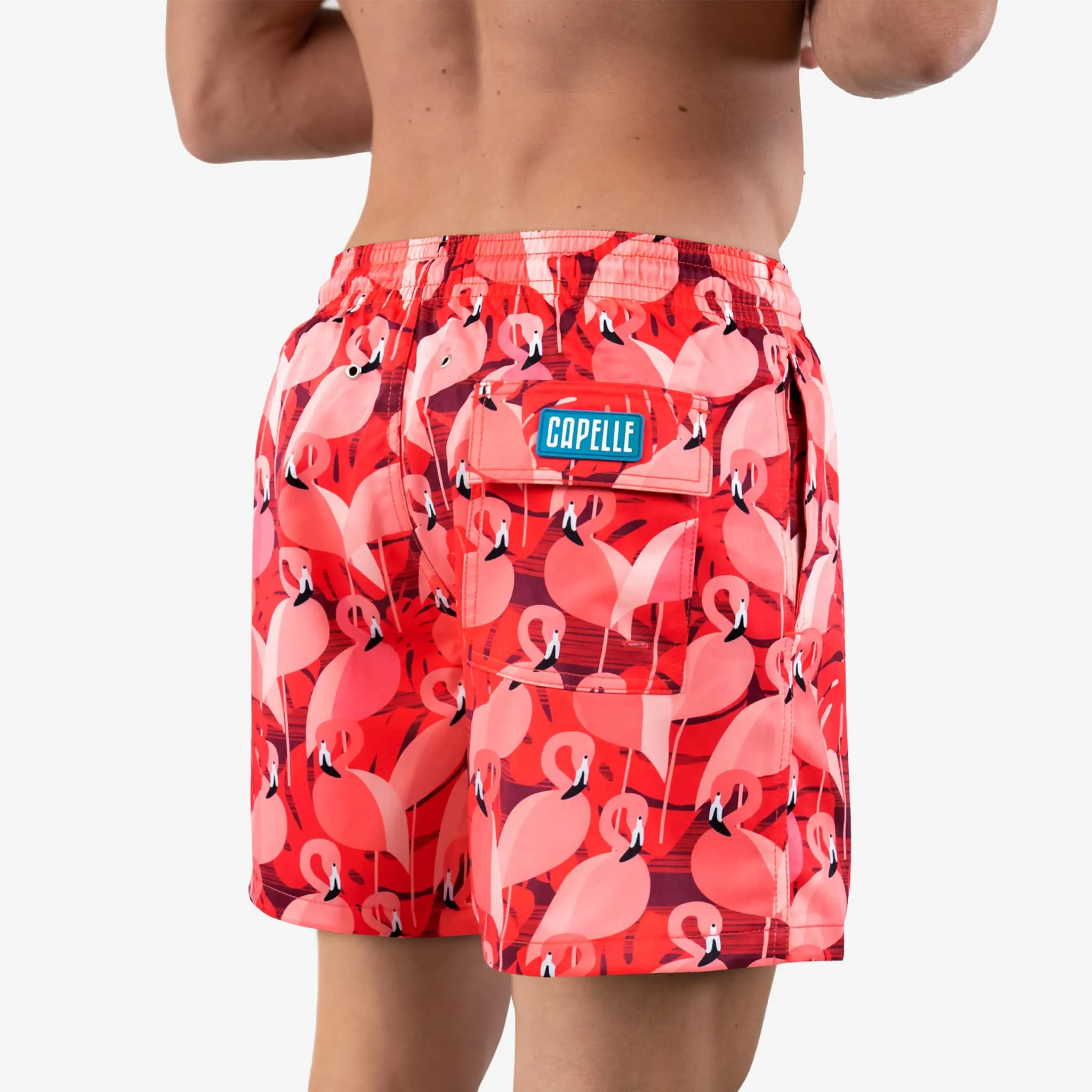 The Pink Flamingos - Mid-Length Hybrid Short