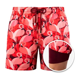 The Pink Flamingos - Mid-Length Hybrid Short