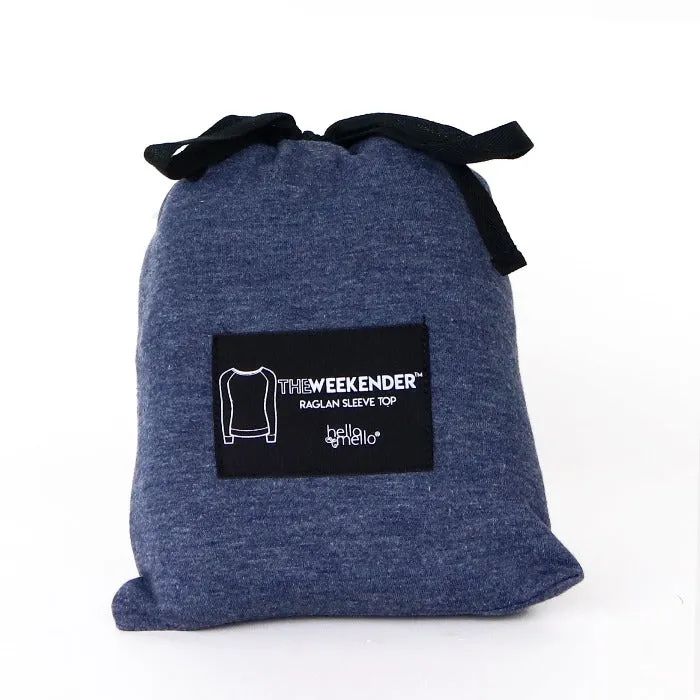 The Weekender Navy Thumbhole Top
