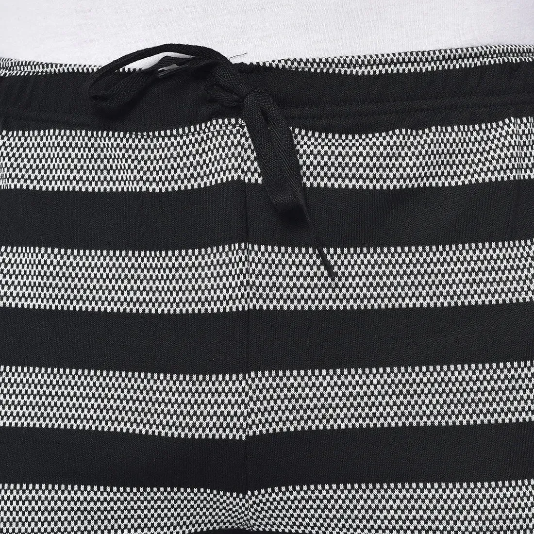 Vimal Jonney Black Cotton Trackpant For Men's