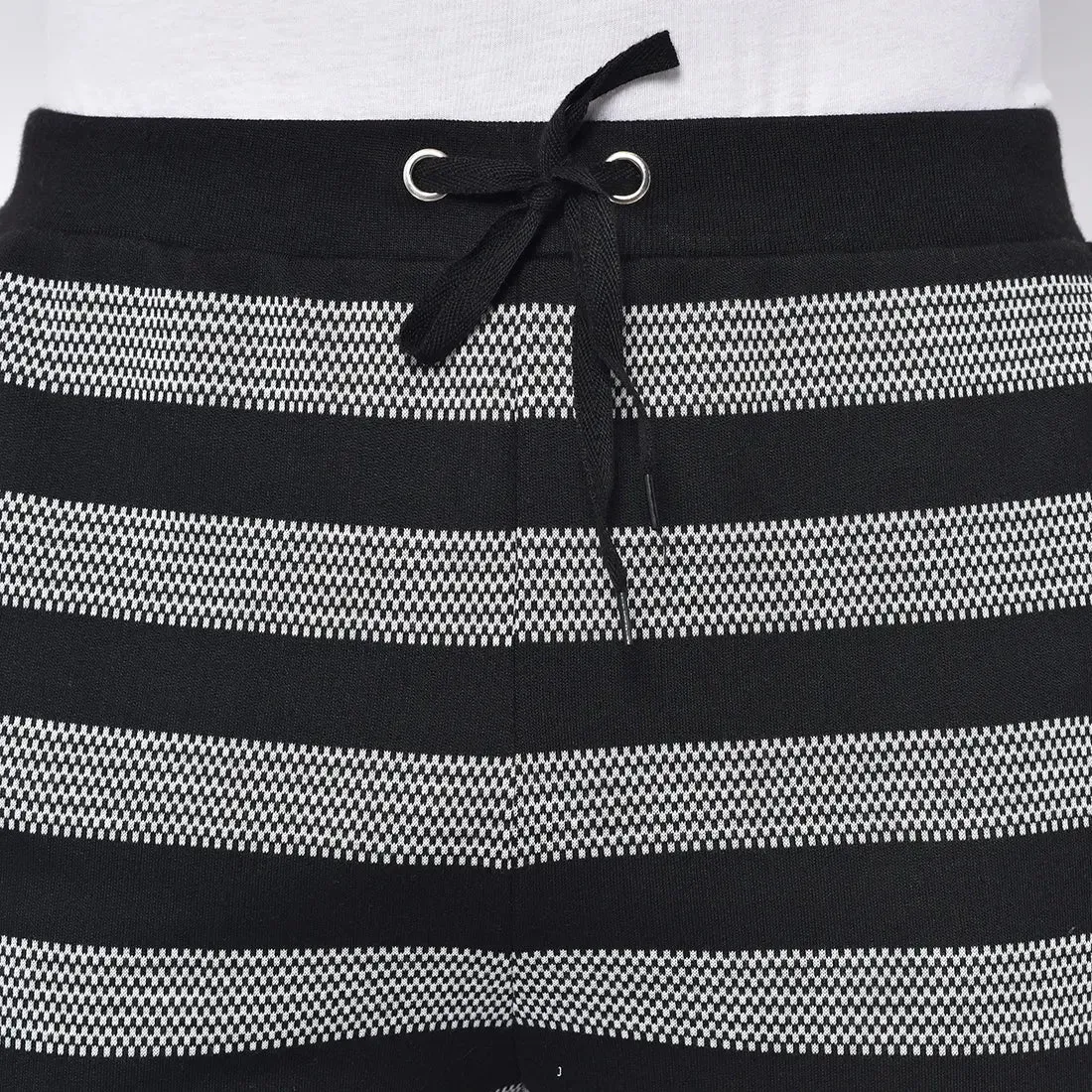 Vimal Jonney Black Cotton Trackpant For Men's