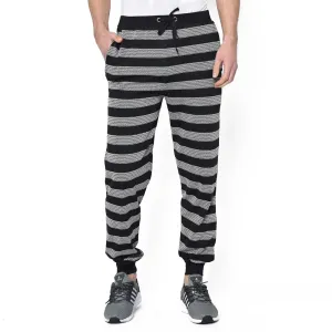 Vimal Jonney Black Cotton Trackpant For Men's