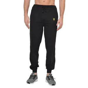 Vimal Jonney Black Cotton Trackpant For Men's