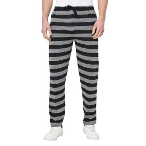 Vimal Jonney Black Cotton Trackpant For Men's