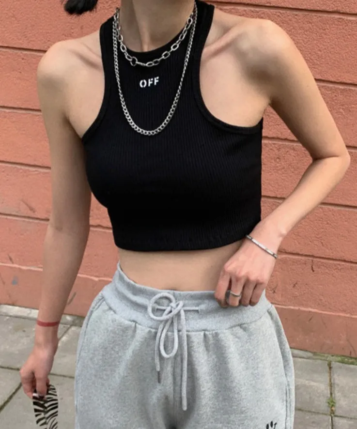 White Crop Top Womens | White Tank Top Womens | Top Cropped White |