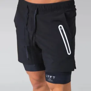 Zip Pockets 2 in 1 Running Shorts | Quick Drying & Lightweight