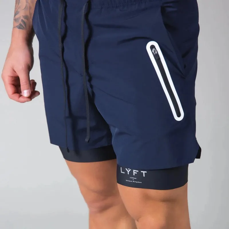 Zip Pockets 2 in 1 Running Shorts | Quick Drying & Lightweight
